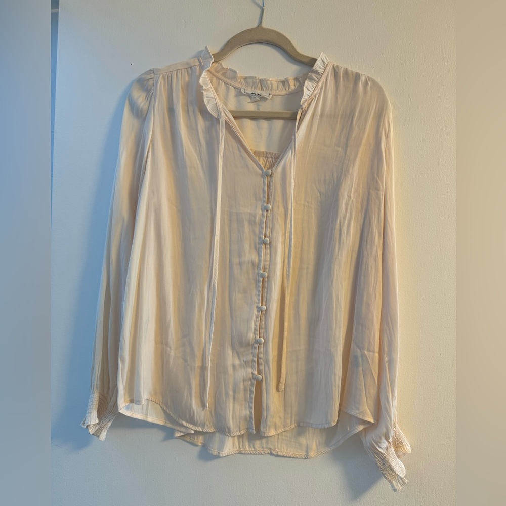 Cream blouse